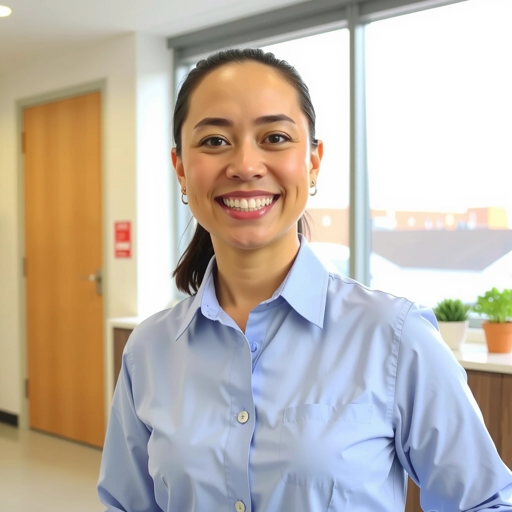 Profesionální a přátelský portrét hlavního nutričního specialisty.